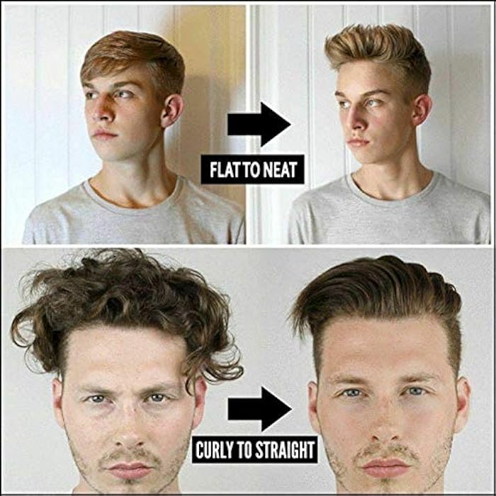 Korean multi-functional hair comb men hair straightener hair styling comb beard comb curling electric brush - Image 3